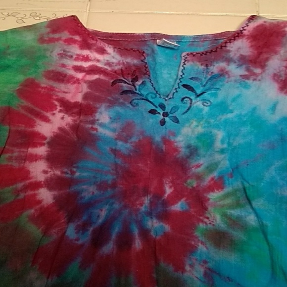 Tye dye women's top 16 - Picture 2 of 3